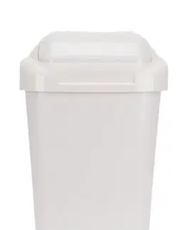 Odpadkové koše Kinekus Kôš na odpad preklápací, objem 15L, plastový, STANDARD, béžový mramor
