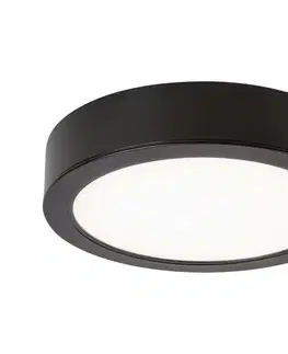 Svietidlá Rabalux 71212 - LED Stropné svietidlo SHAUN LED/24W/230V pr. 22 cm čierna 71212