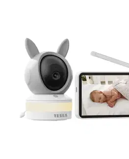 Bezpečnostné kamery TESLA Electronics Bambino - Inteligentná videochôvička s monitorom, 4 MP, 2560p, 5 V, 5000 mAh, Wi‑Fi TBBWBM30