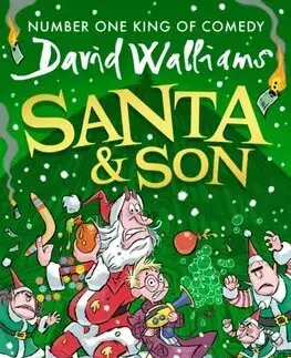 Dobrodružstvo, napätie, western Santa & Son - David Walliams,Adam Stower