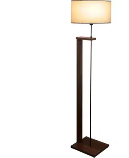 Lampy  Stojacia lampa AYD 1xE27/40W/230V béžová/hnedá 780SGN2607