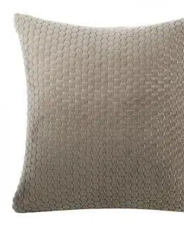 Dekoračné obliečky Obliečka na vankúš Zoe 40x40 tmavobéžová 367361