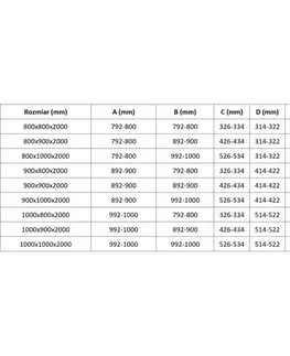 Sprchovacie kúty MEXEN/S - Lunar sprchovací kút päťboký krídlový pravá 100 x 100, transparent, chróm 831-100P-100L-01-00-P