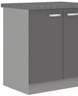 Kuchynské skrinky stojace Skrinka do kuchyne Grey 80d 2f bb
