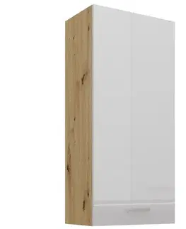 Kuchynské skrinky visiace Skrinka do kuchyne artisan biely 50G-108 1F