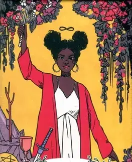 Veštenie, tarot, vykladacie karty Tarot moderní čarodějky - Kniha a 78 karet - Lisa Sterle