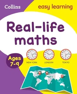 Príprava do školy, pracovné zošity Real-life maths Activity Book Ages 7-9 - Easy Learning
