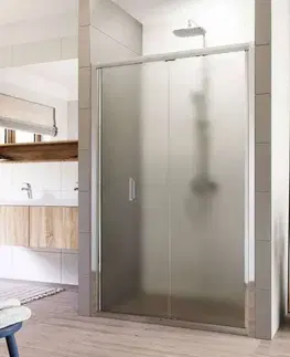 Sprchovacie kúty Mereo Sprchové dvere, Lima, zalamovacia, 90x190 cm, chróm ALU, sklo Point CK80122K