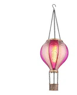 LED osvetlenie Globo 36136P - LED Závesná solárna dekorácia 20xLED/0,5W/3V IP44 lietajúci balón 36136P
