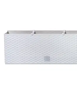Kvetináče a truhlíky Prosperplast Truhlík RATO CASE bílý 51,4x19x18,6cm