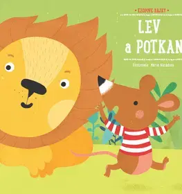 Leporelá, krabičky, puzzle knihy Lev a potkan