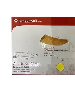 Svietidlá Lampenwelt - Nástenné svietidlo BERRA 1xR7s/100W/230V 4251096525861