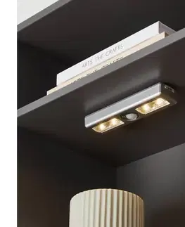Záhradné lampy Eglo 94686 - LED Orientačné svietidlo so senzorom BALIOLA 4xLED/3xAAA 94686