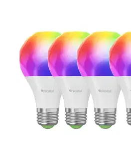 LED osvetlenie Nanoleaf N7501B02-4A60E-SADA 4x LED RGBW Stm. žiarovka A19 E27/9W/230V 2700-6500K N7501B02-4A60E