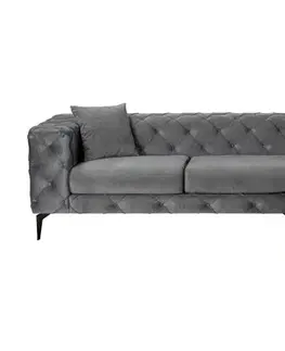 Sedacie súpravy Rohová sedacia súprava / Rohová pohovka Como Eco Right - Anthracite, Black