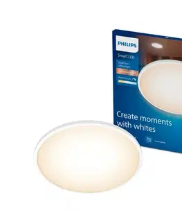 Svietidlá Philips Smart Philips-LED Stmievateľné stropné svietidlo SUPERSLIM LED/32W/230V 2700-6500K Wi-Fi 8721103163578