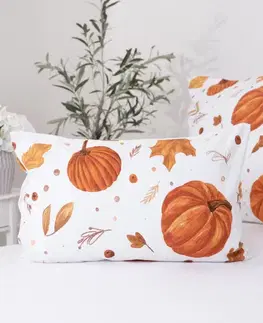 Dekoračné obliečky MKLozkoviny.sk Flanelová obliečka na vankúš 40 x 60 cm - Jesenná nálada-  -