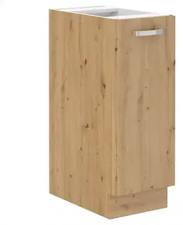 Kuchynské skrinky stojace Skrinka do kuchyne ARTISAN biela lesklá 30D CARGO BB