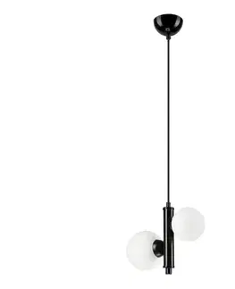 Svietidlá  Luster na lanku LARRY 2xG9/15W/230V LM-2.204/CZARNY