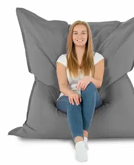 Sedacie vaky a kocky Sedací vak outdoor XXL TiaHome - tmavo sivá