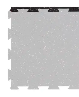 Podložky na cvičenie Okraj pre záťažovú podložku inSPORTline Puzeko 50x50x0,5 cm čierna - variant B