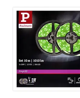 LED osvětlení Paulmann 78980 - LED RGB/28W Stmievateľný pásik SIMPLED 10m 230V + DO 78980