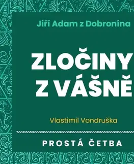 Detektívky, trilery, horory Tympanum Jiří Adam z Dobronína – Zločiny z vášně