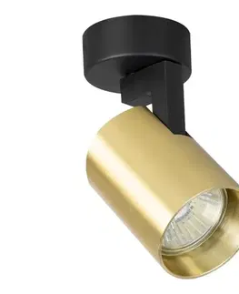 Svietidlá  Bodové svietidlo VOLF 1xGU10/10W/230V zlatá/čierna ML0677