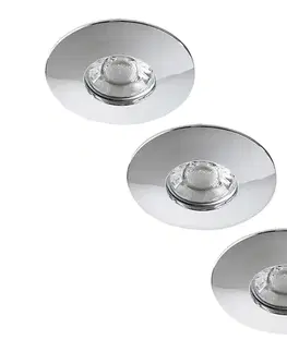 LED osvetlenie Rabalux 1072 - SADA 3x LED Kúpeľňové podhľadové svietidlo RANDY 3xLED/4W/230V ku 1072