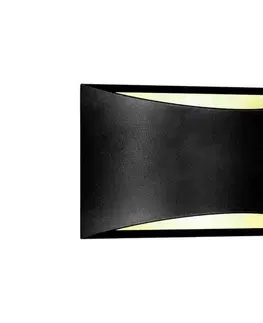 LED osvetlenie  LED Vonkajšie nástenné svietidlo LED/9W/230V 4000K IP54 čierna 218684