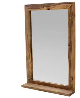 Zrkadlá Zrkadlo Suri 60x90 z indický masív palisander