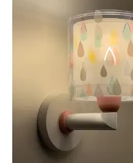 Svietidlá Dalber 41439 - Detské nástenné svietidlo COLOR RAIN 1xE27/60W/230V 41439