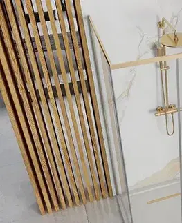 Sprchovacie kúty REA - Sprchovací kút Solar 80x100 zlatá REA-K4901