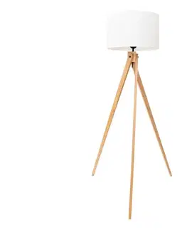 Lampy  SL.1908 - Stojacia lampa NATT 1xE27/15W/230V biela SL.1908