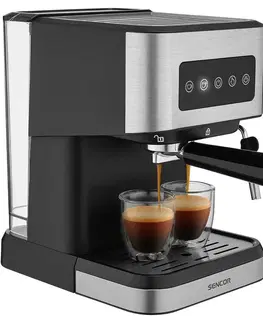 Automatické kávovary Sencor SES 4020SS espresso pákové