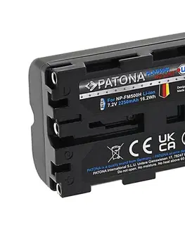 Predlžovacie káble PATONA - Aku Sony NP-FM500H 2250mAh Li-Ion Platinum USB-C nabíjanie PT1374