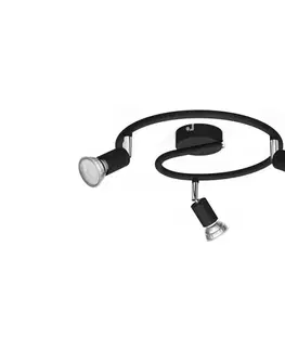 Svietidlá Philips - Bodové svietidlo LIMBALI 3xGU10/50W/230V čierna 8719514465251