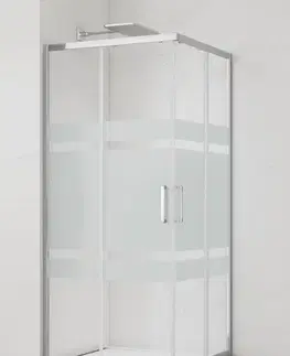 Sprchovacie kúty Sprchovací kút štvorec 90x90 cm SAT TEX SIKOTEXQ90CRS SIKOTEXQ90CRS