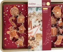 Formy na pečenie Kinekus Sada na pečenie vianočná, formičky + plech, 13-dielov