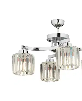 Svietidlá  Prisadený luster CRYSTALLINE 4xE27/40W/230V lesklý chróm 683AVN1438