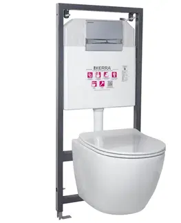 Záchody KERRA - Inštalačný set WC Delos/Adriatic CHR 5907548115867