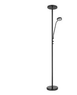 Lampy Globo 59092 - LED stojacia lampa ERNST LED/18,5W/230V + LED/4,5W 59092