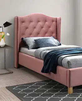 Jednolôžkové Posteľ ASPEN VELVET 90 Signal