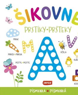 Nalepovačky, vystrihovačky, skladačky Šikovné prstíky / šikovné pršteky - Písmenka / Písmenká (cz/sk vydanie)