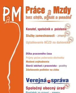 Pracovné právo Práce a Mzdy 8-9 2025 - Konateľ a spoločník z pohľadu poistenia - Kolektív autorov