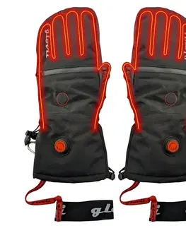 Zimné rukavice Vyhrievané palčiaky 2v1 Glovii GS21 2x2100 mAh čierna - S