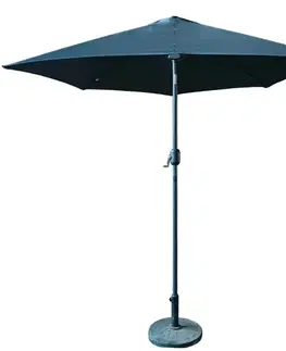 Záhradné slnečníky Záhradný slnečník Modena 270x135 cm YQ-108 antracite