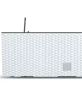Kvetináče a truhlíky NABBI DRC600W plastový balkónový kvetináč 58 cm biela