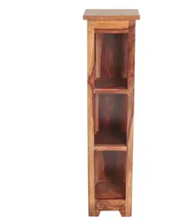 Kúpeľňový nábytok Skrinka do kúpeľne 20x80x20 indický masív palisander
