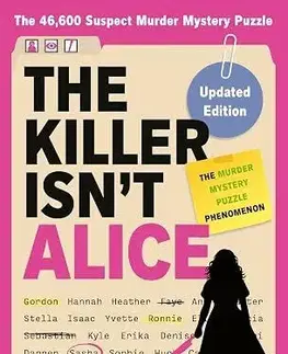 Krížovky, hádanky, hlavolamy The Killer Isn't Alice - Iris Starling